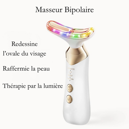 Appareil Beauté Visage & Cou – Technologie EMS & Photothérapie LED