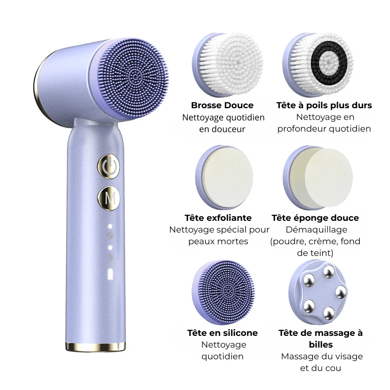 Brosse Nettoyante Visage 6 en 1